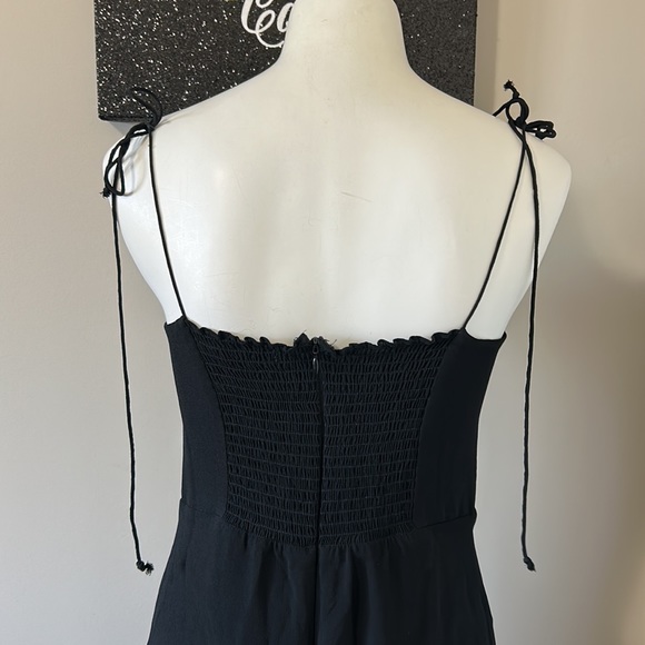 Reformation Juliette Dress Black Size 12 - Picture 8 of 14